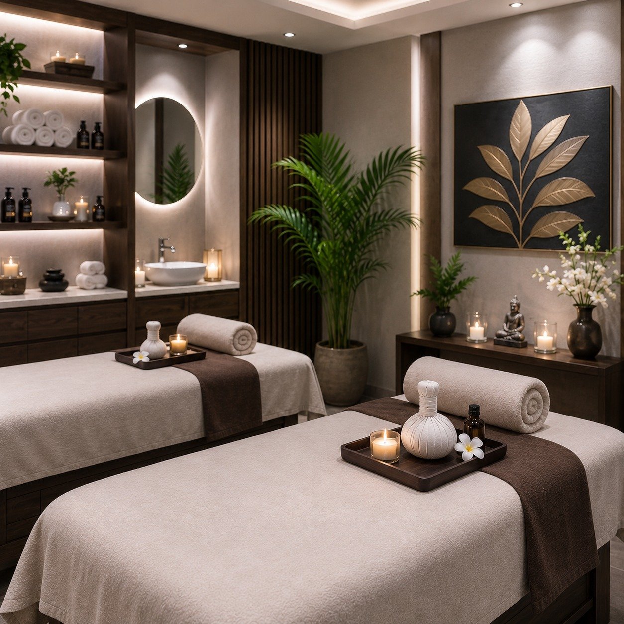 Relaxing Spa Ambience